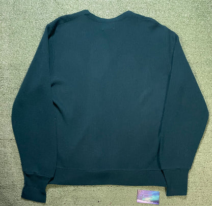 vintage dark teal IZOD V-neck cardigan