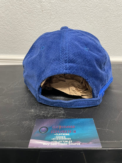 Vintage 1990s blue Corduroy hat