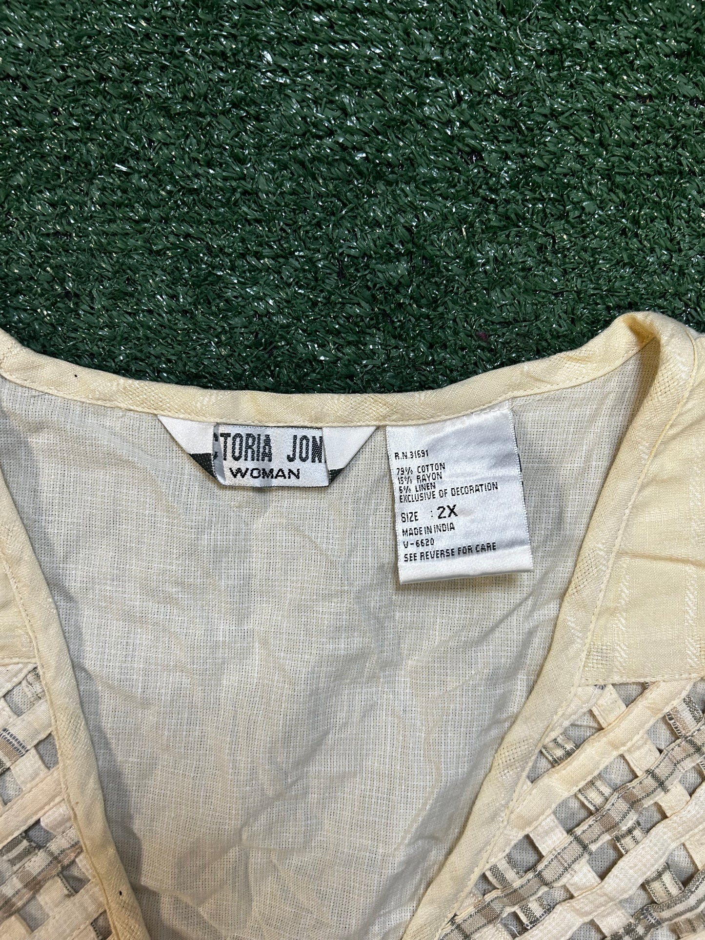 Vintage Victoria Jones vest