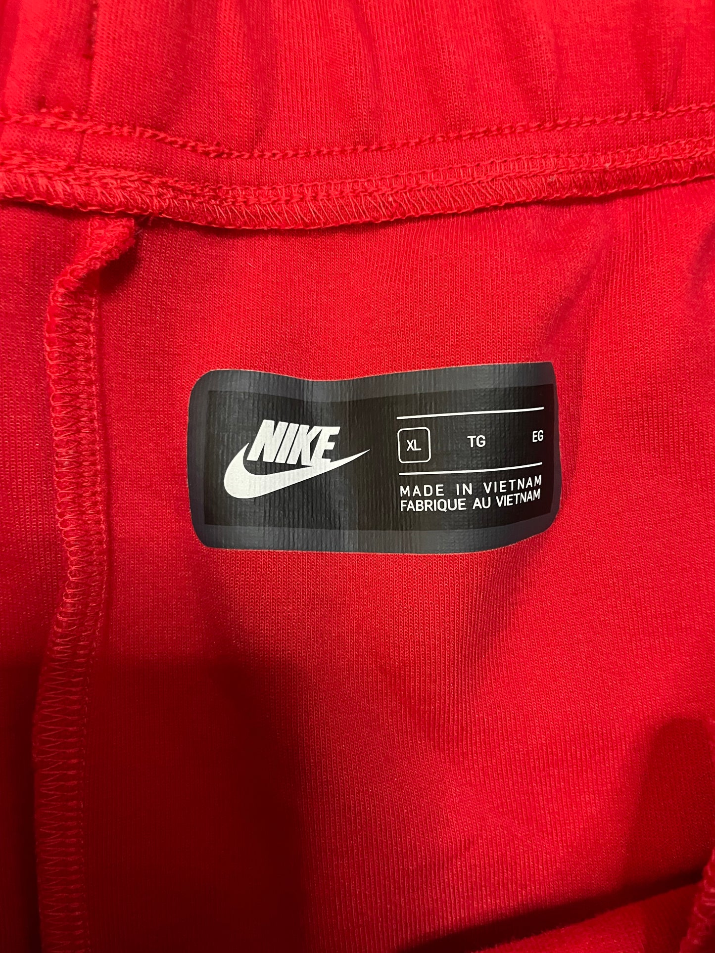 Nike Tech fleece red sweatpants