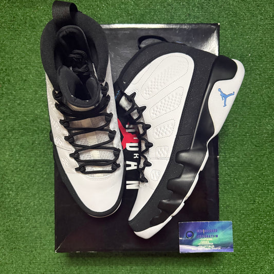 Jordan 9 University Blue