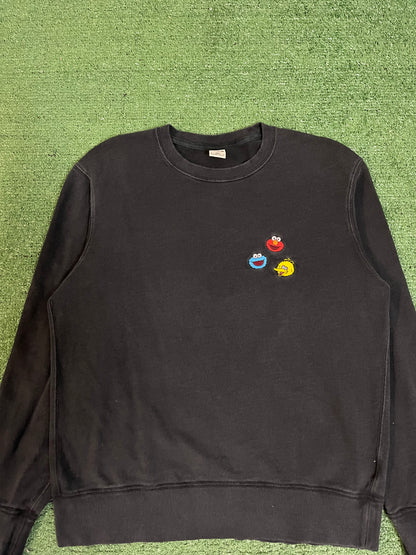 Kaws X sesame Street crewneck