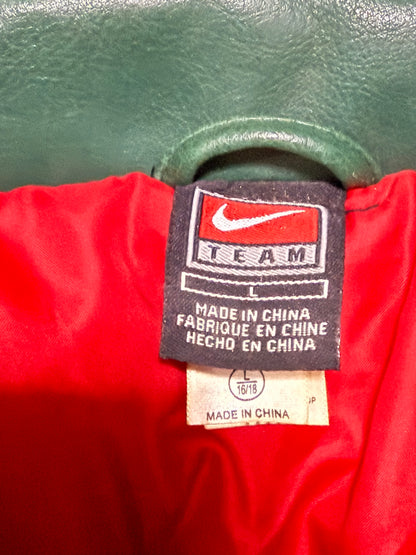 Vintage Youth Nike Seattle SuperSonics Leather Jacket