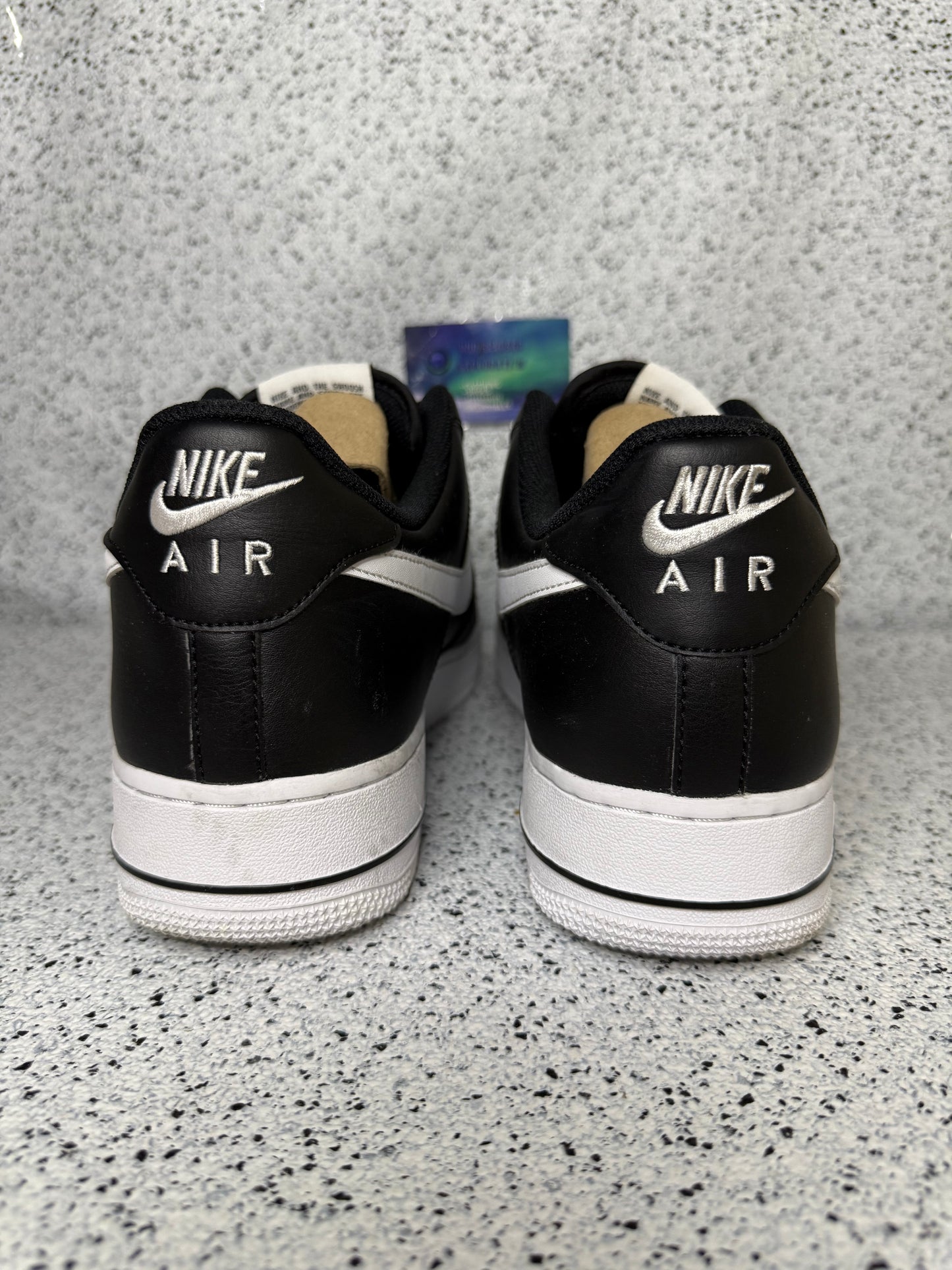 Nike Air Force 1 Black White 13 Men/14.5 Women “Preowned”