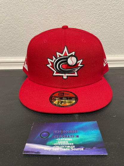 Canada world baseball new era fitted hat