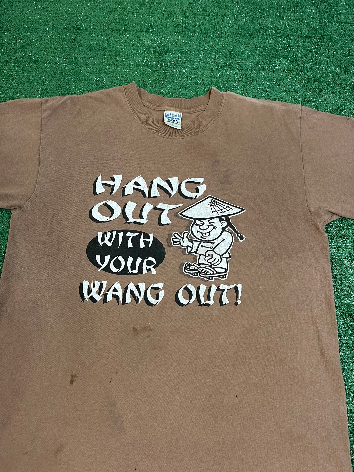 Vintage 1990s Hang Out With Your Wang Out Tee