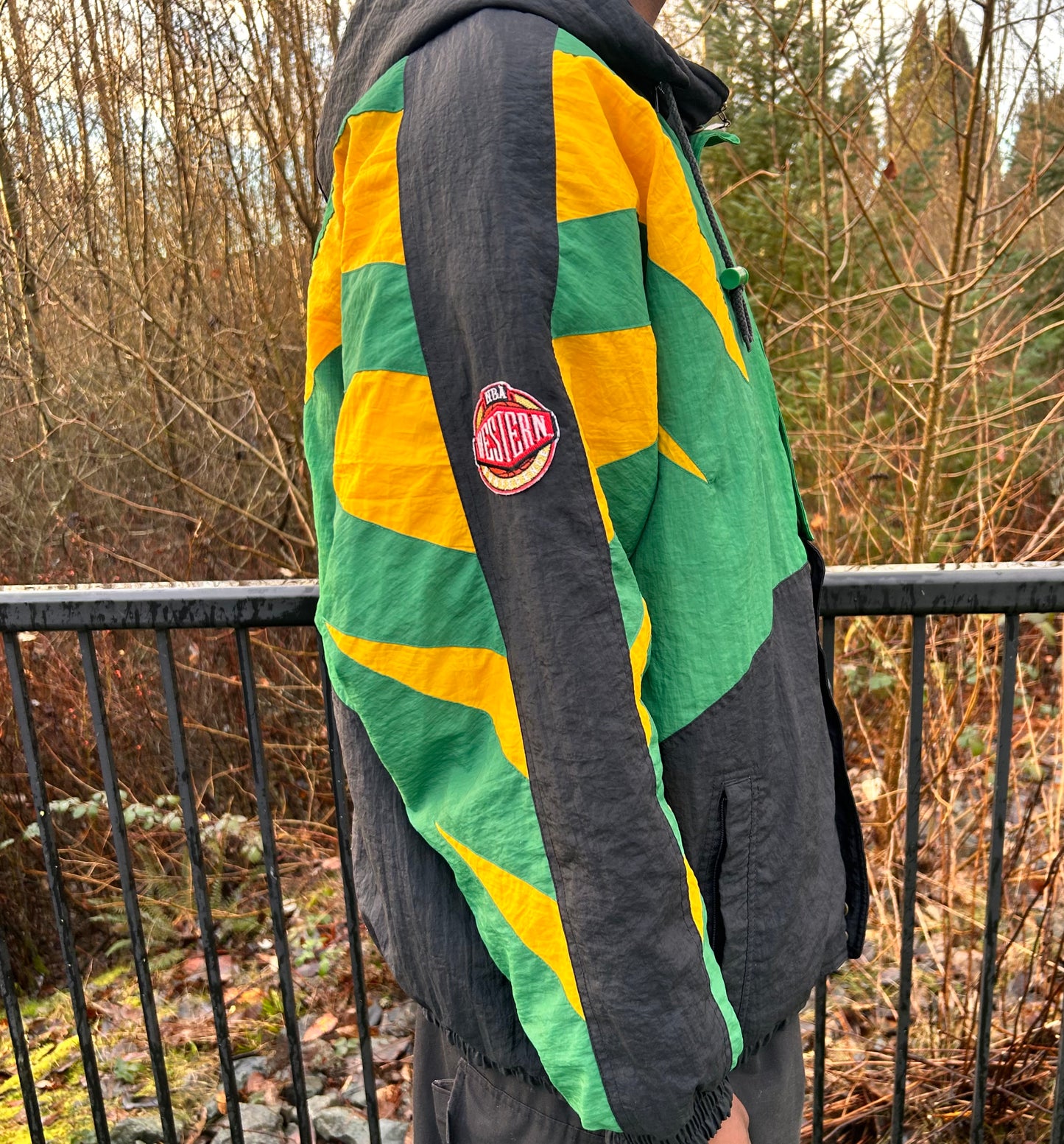 Vintage supersonics western conference jacket