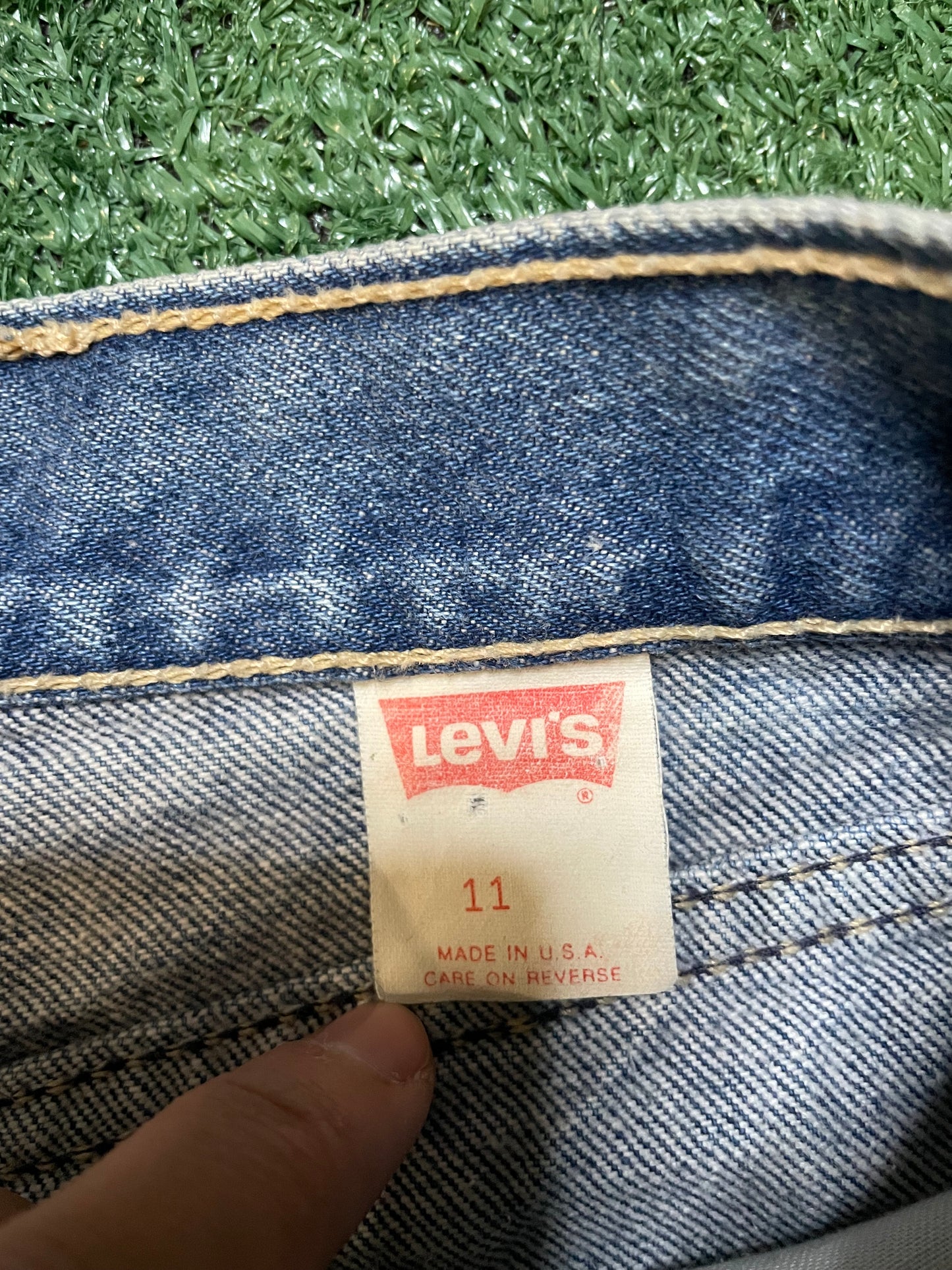 Vintage 1990s Levi’s denim Orange tab jeans