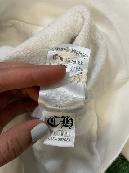 Chrome Hearts sugar jones white and pink crewneck