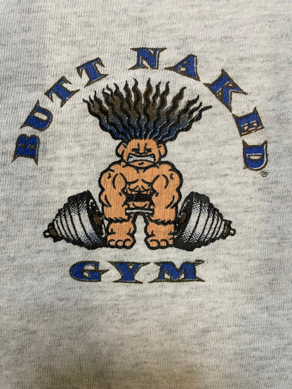 Vintage 1990s Butt Naked Gym tee