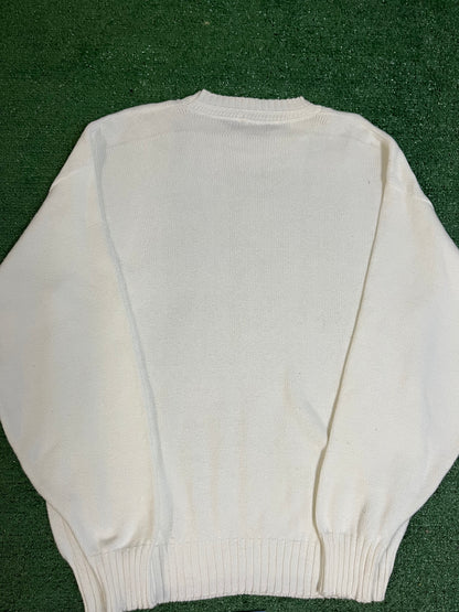 Vintage 1990s knitted golf crewneck