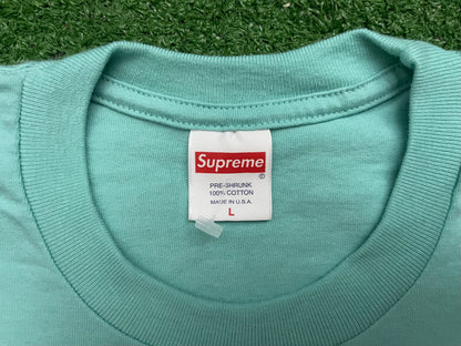 Supreme Stencil Tee Teal