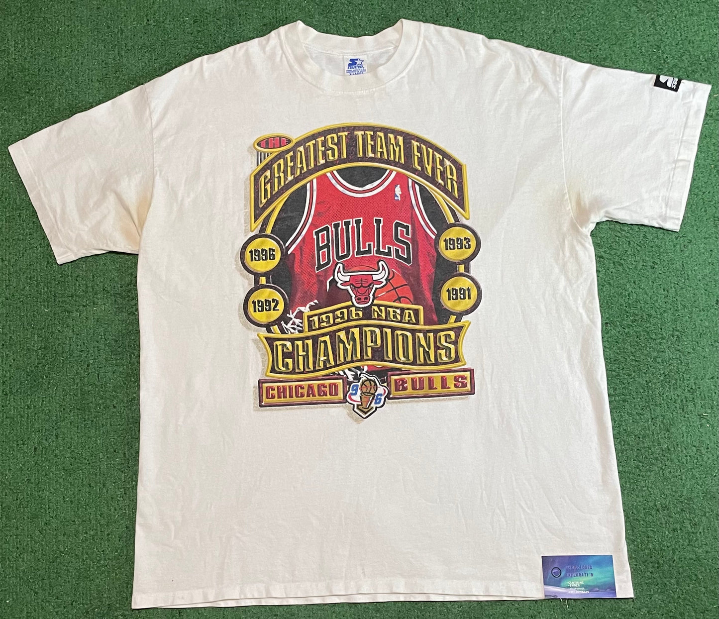 Vintage 1996 Nba Chicago bulls championship greatest team ever tee