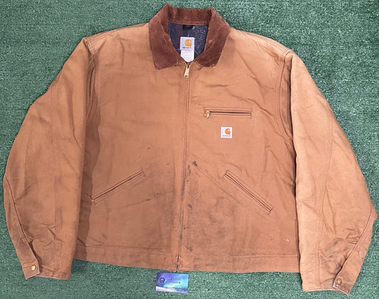 Vintage Tan Carhartt Detroit jacket