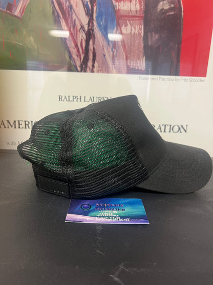 Amiri black zig zag hat