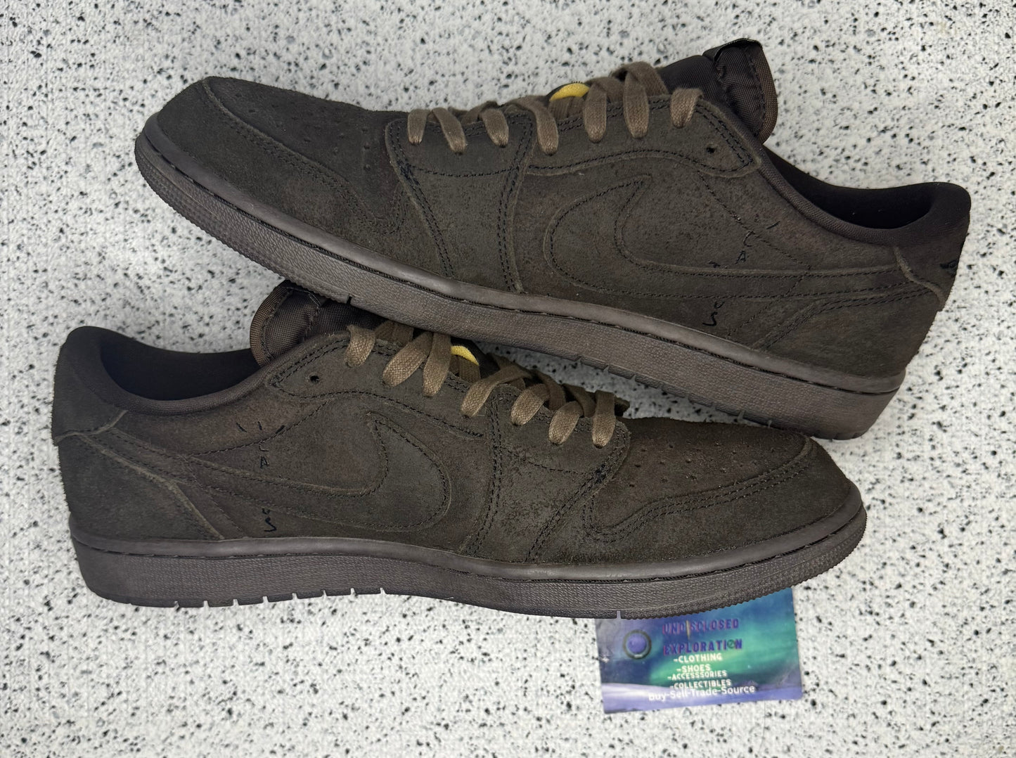 Jordan 1 Low Travis Scott Velvet 10.5 Men/12 Women “Preowned”