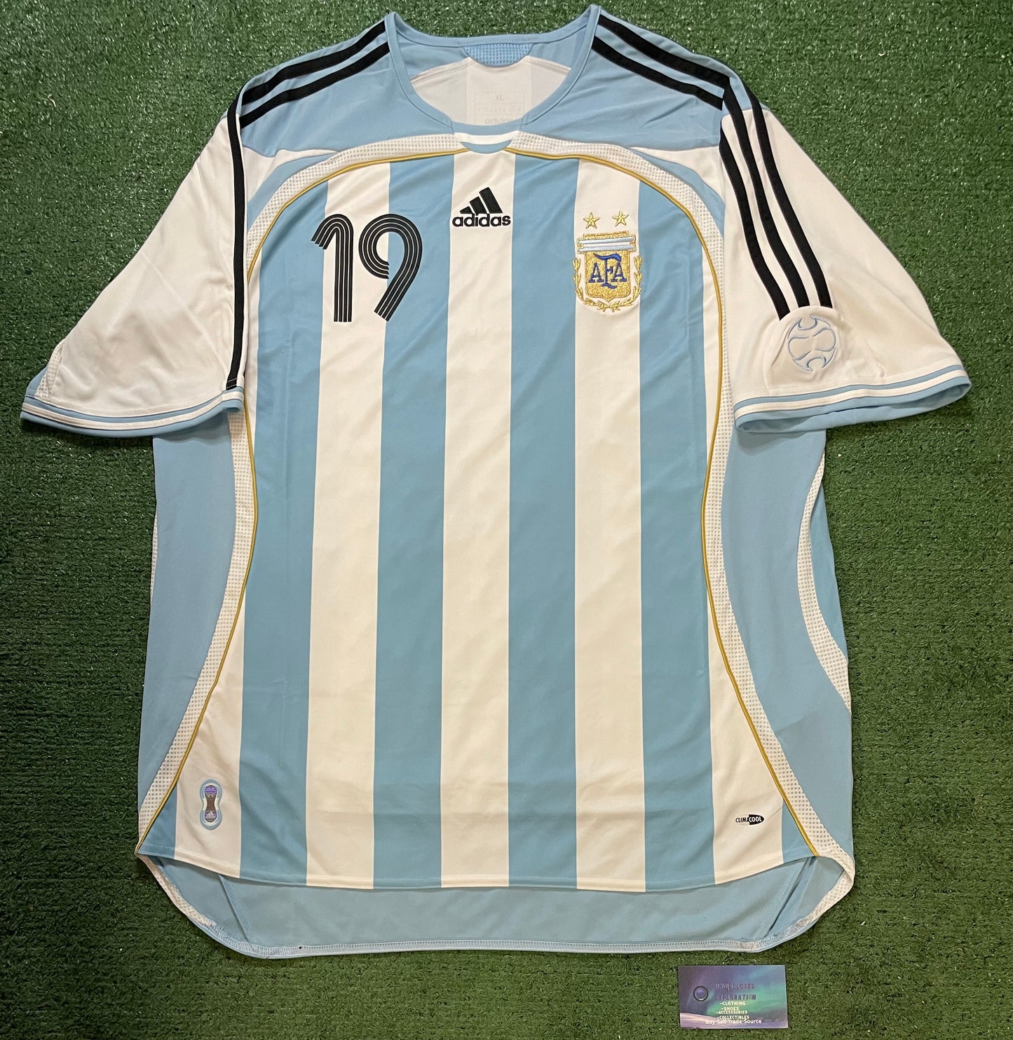 adidas Argentina Home Jersey 2006 Messi throwback edition