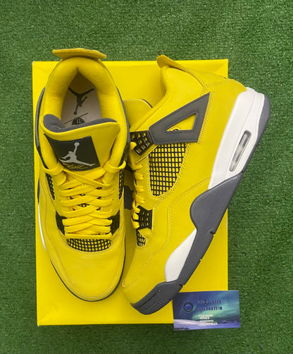 Jordan 4 Lightning 11 Men/12.5 Women “Preowned”