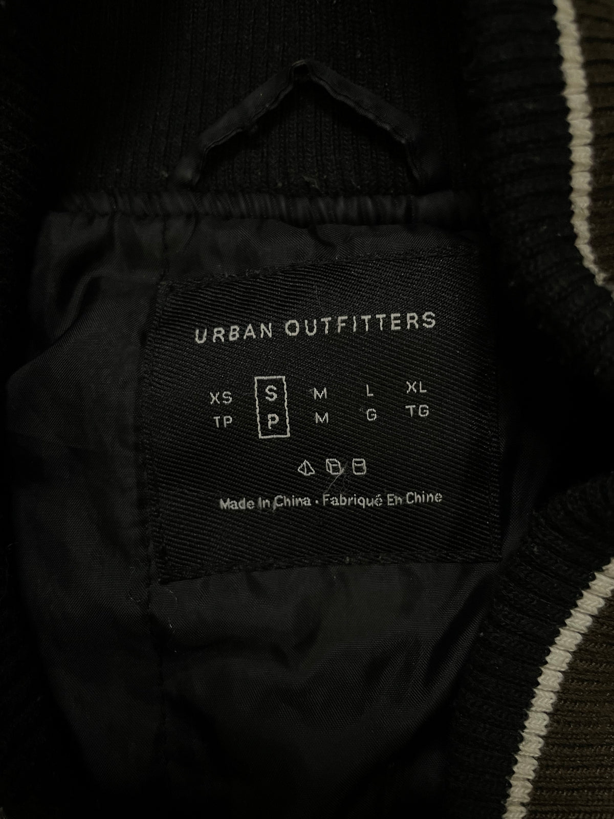 Black & brown suede Jets jacket