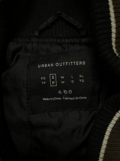 Black & brown suede Jets jacket