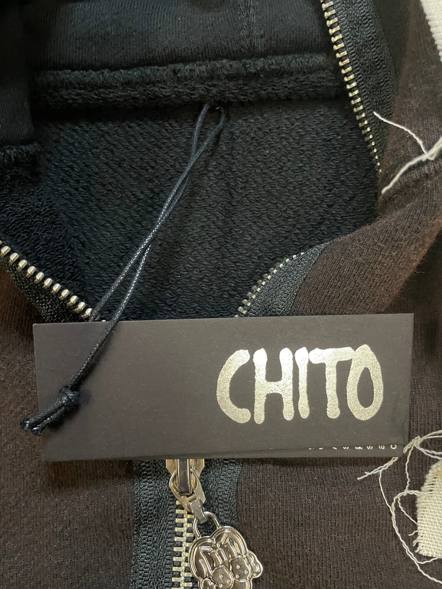 CHITO Punk patch zipup hoodie