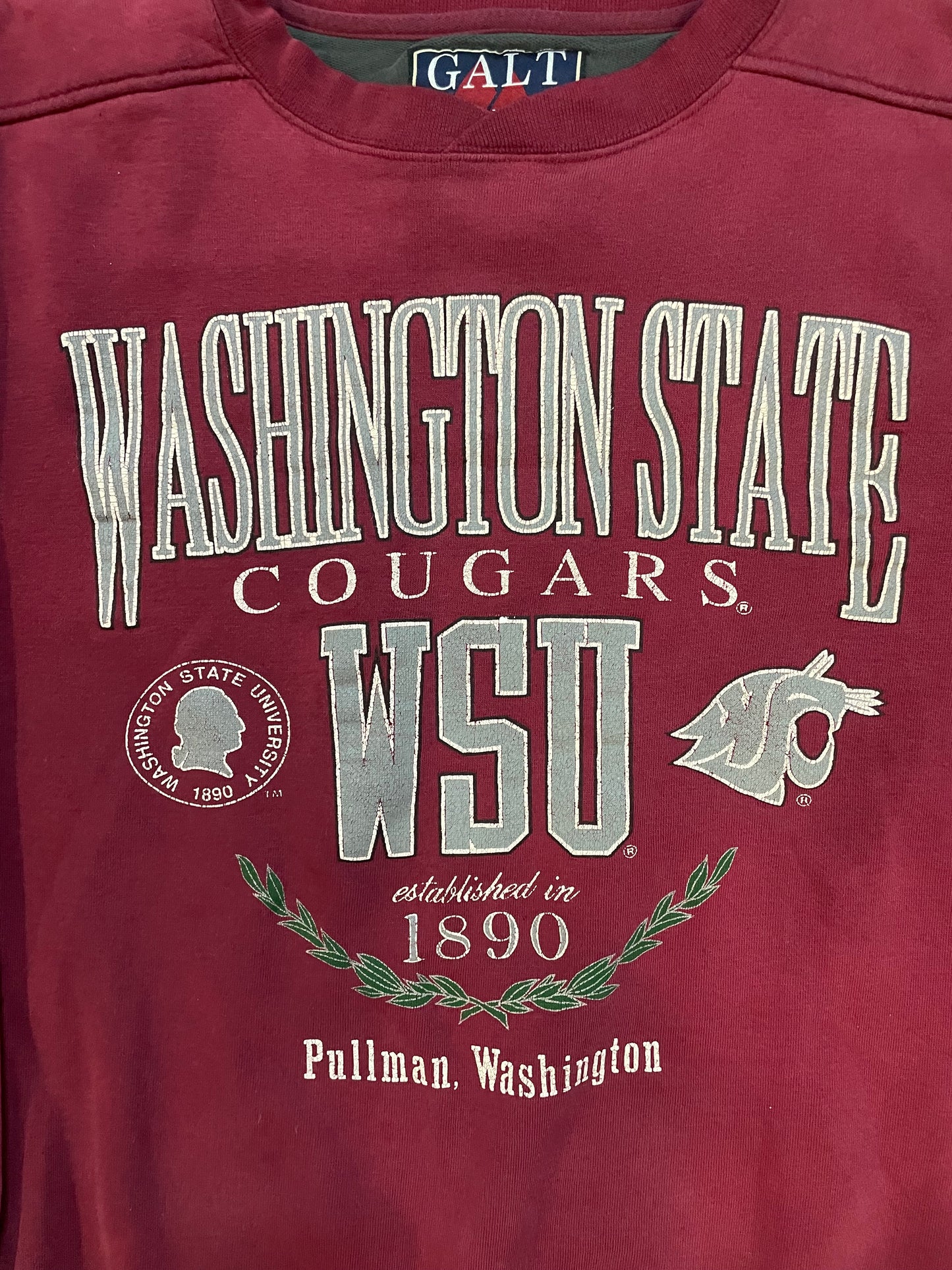 Vintage 1990s Washington state University WSU cougars crewneck
