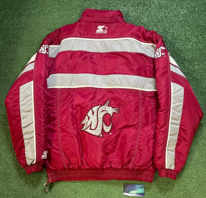 Vintage 1990s Washington State university WSU starter jacket