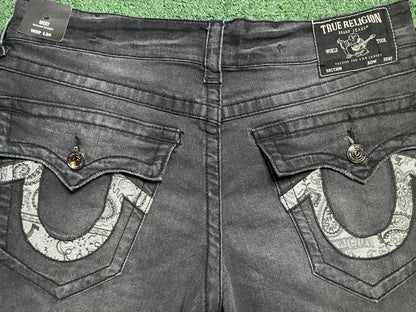 True Religion Ricky bandana black jeans