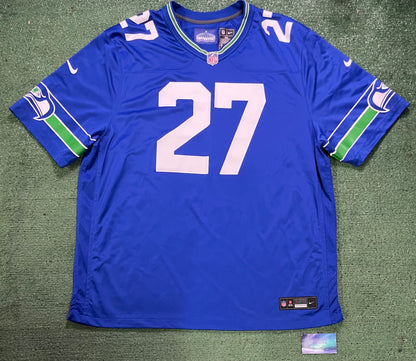 Seattle Seahawks Nike Tariq woolen #27 jersey