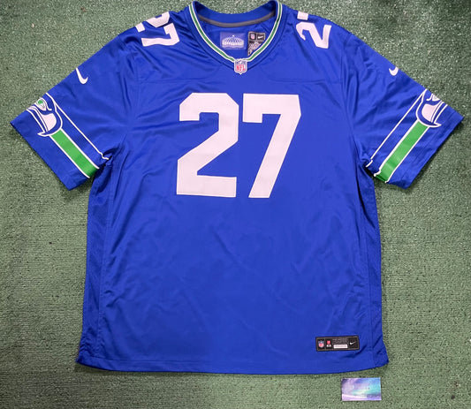Seattle Seahawks Nike Tariq woolen #27 jersey