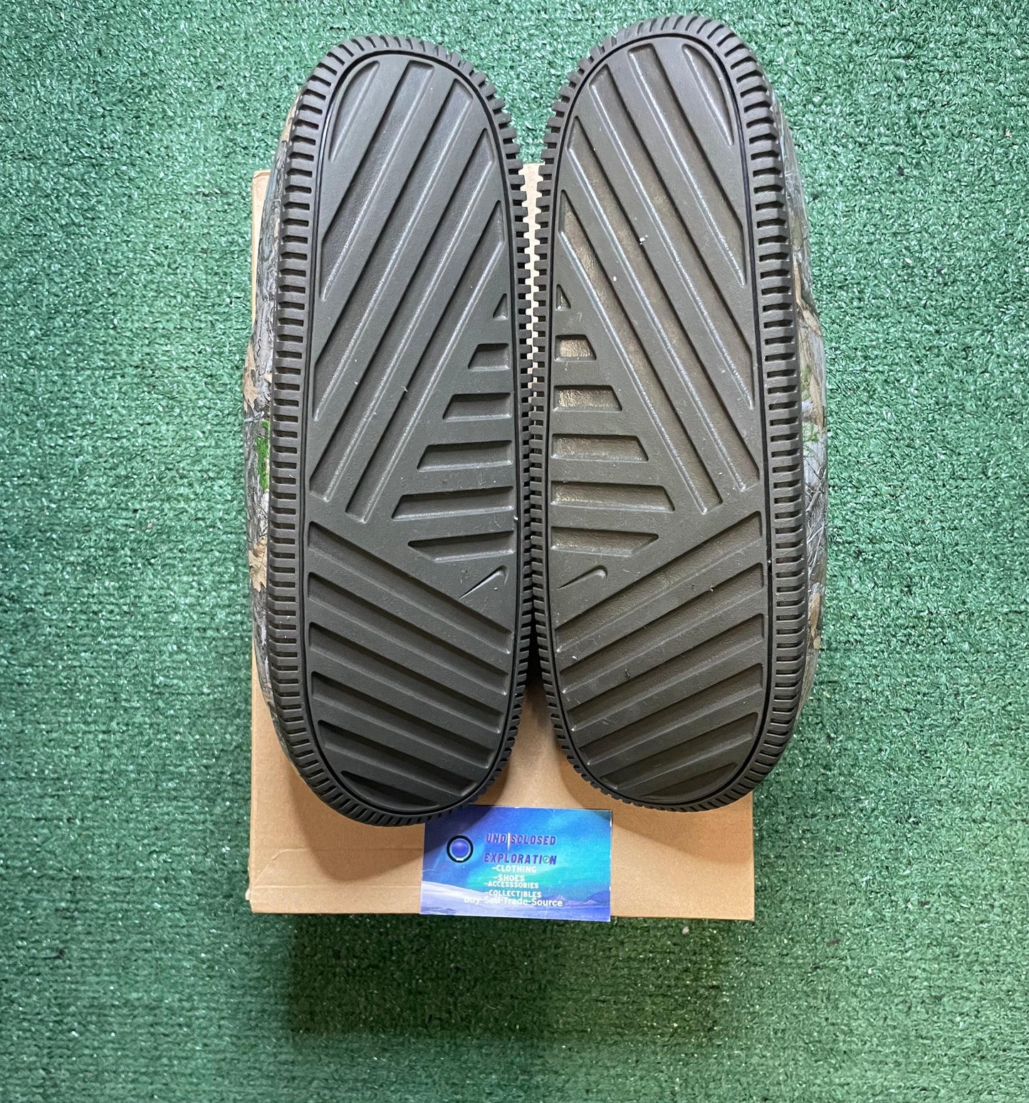 Nike Calm real tree camo slides