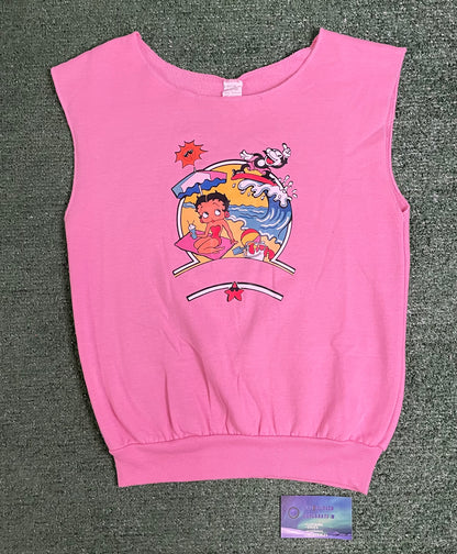 Vintage 1980s betty boop beach crewneck