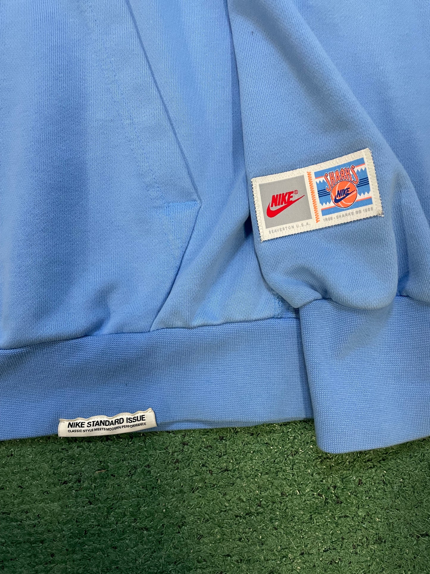 Nike sharks basketball hoodie