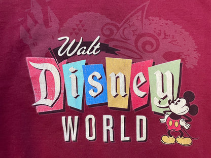 Vintage 1990s Walt Disney World maroon crewneck