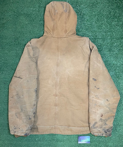 Vintage Carhartt hooded sherpa jacket