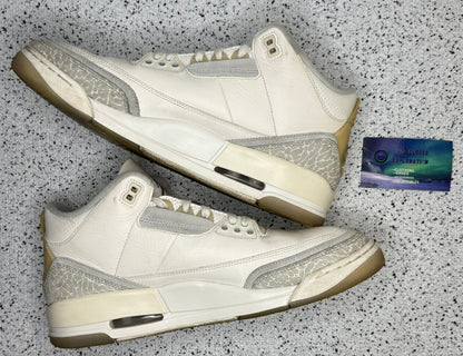 Jordan 3 Craft Ivory 11.5 Men/13 Women “Preowned”