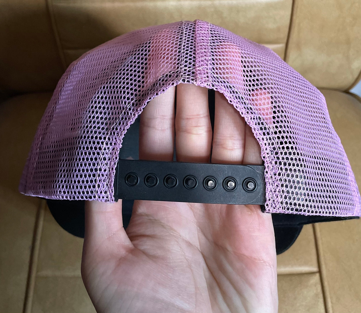 Chrome hearts Ch Hollywood pink trucker hat