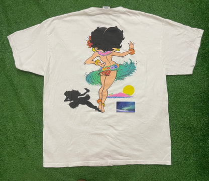 Vintage 90s Betty Boop Hawaii Shirt