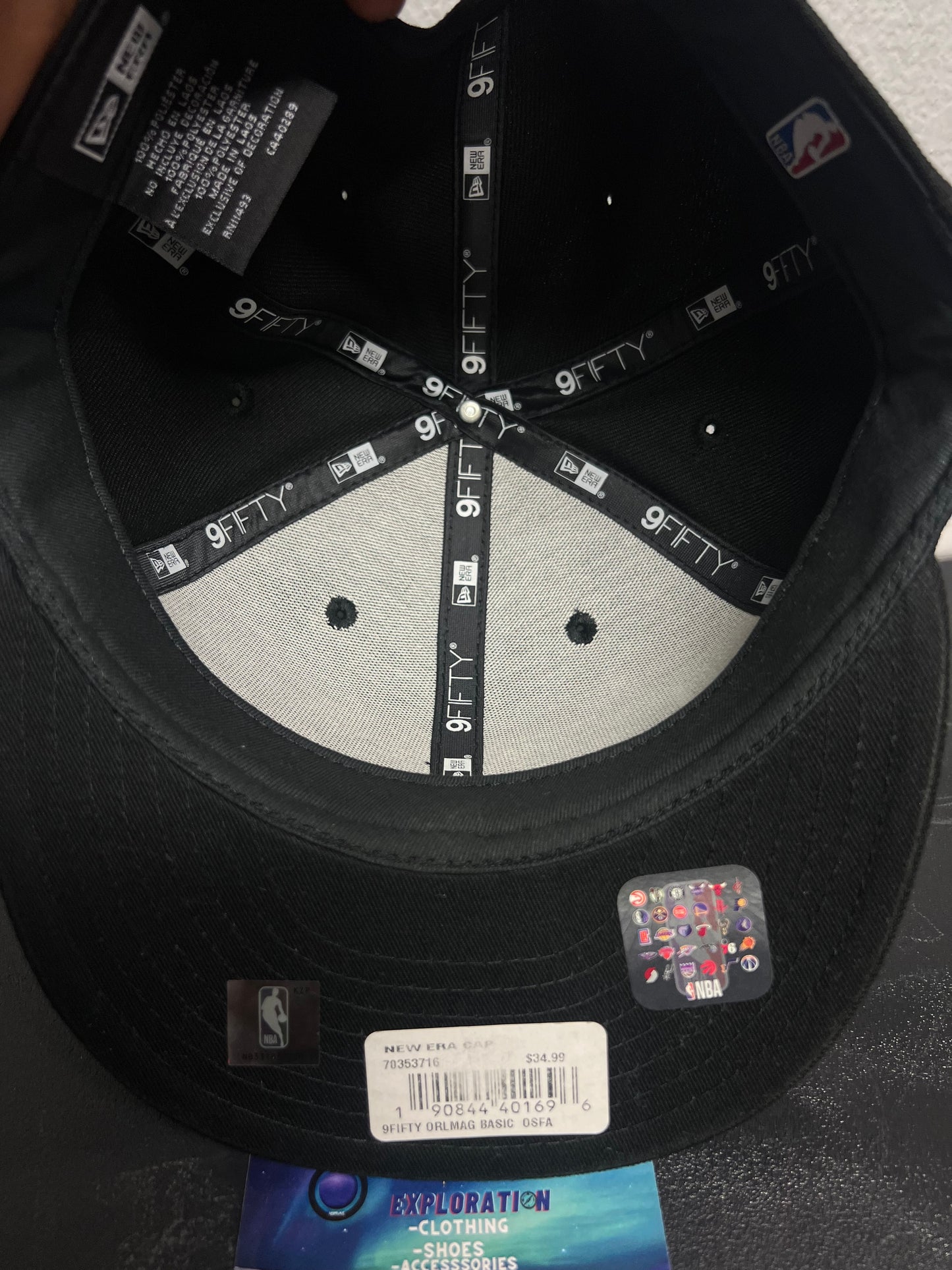 New Orlando Magic black & white hat