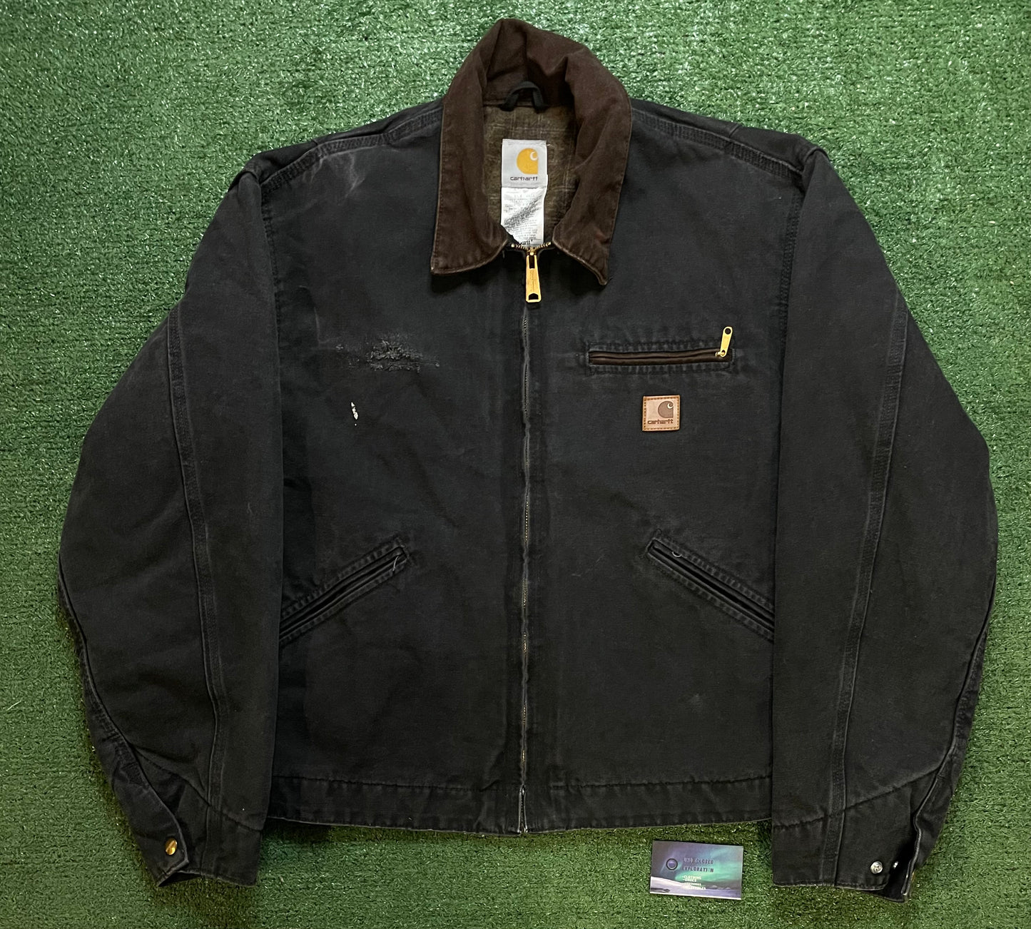 Vintage 2000s Carhartt black Detroit jacket