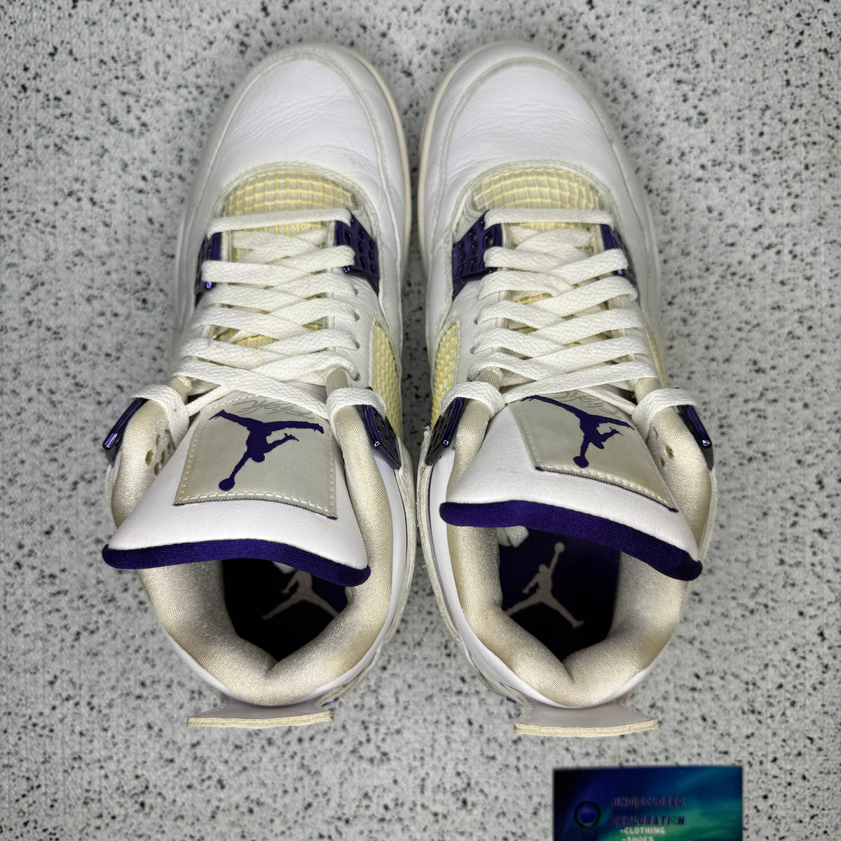 Jordan 4 Purple Metallic 8 Men “Preowned”