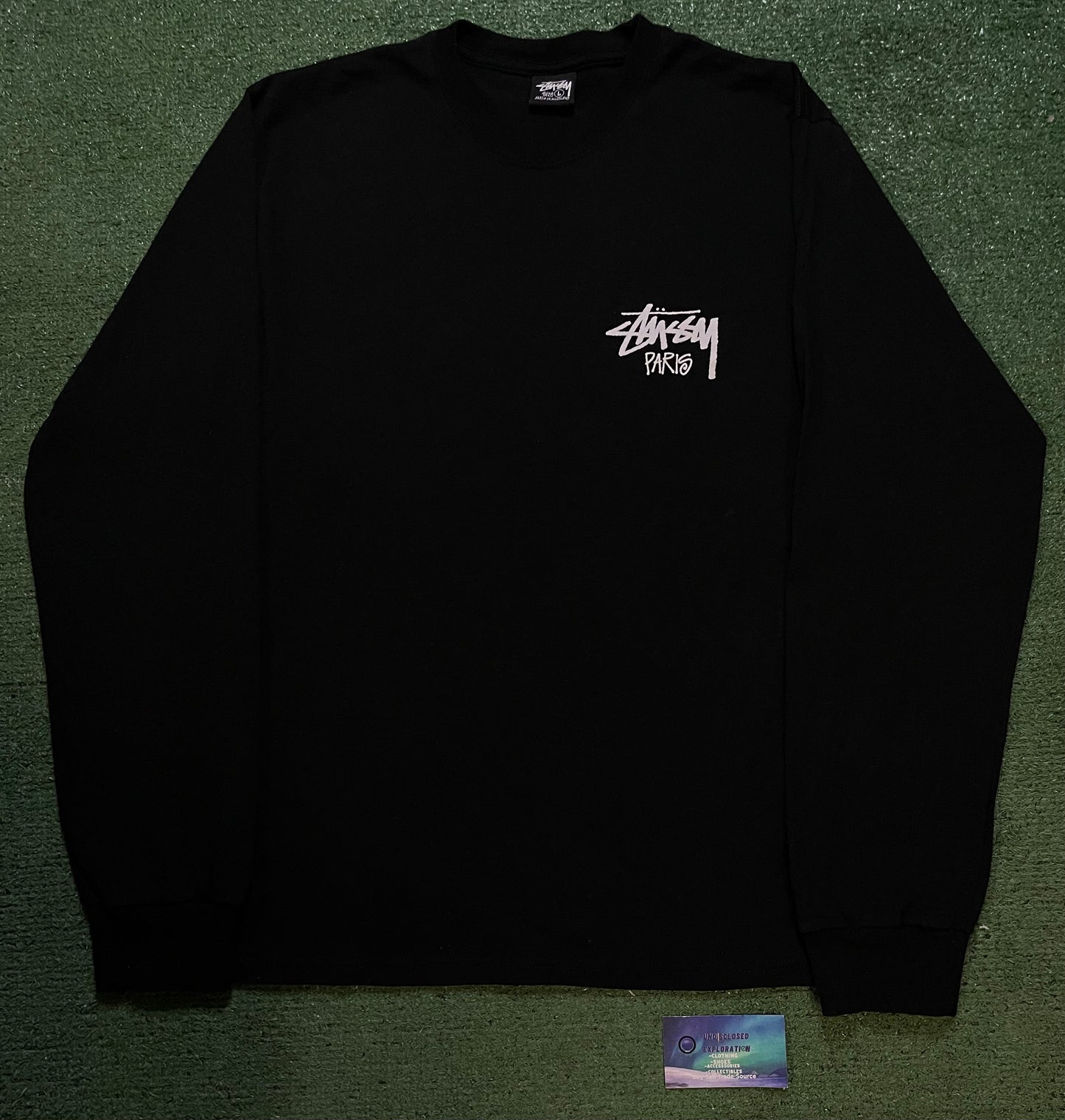 Stussy Paris black longsleeve