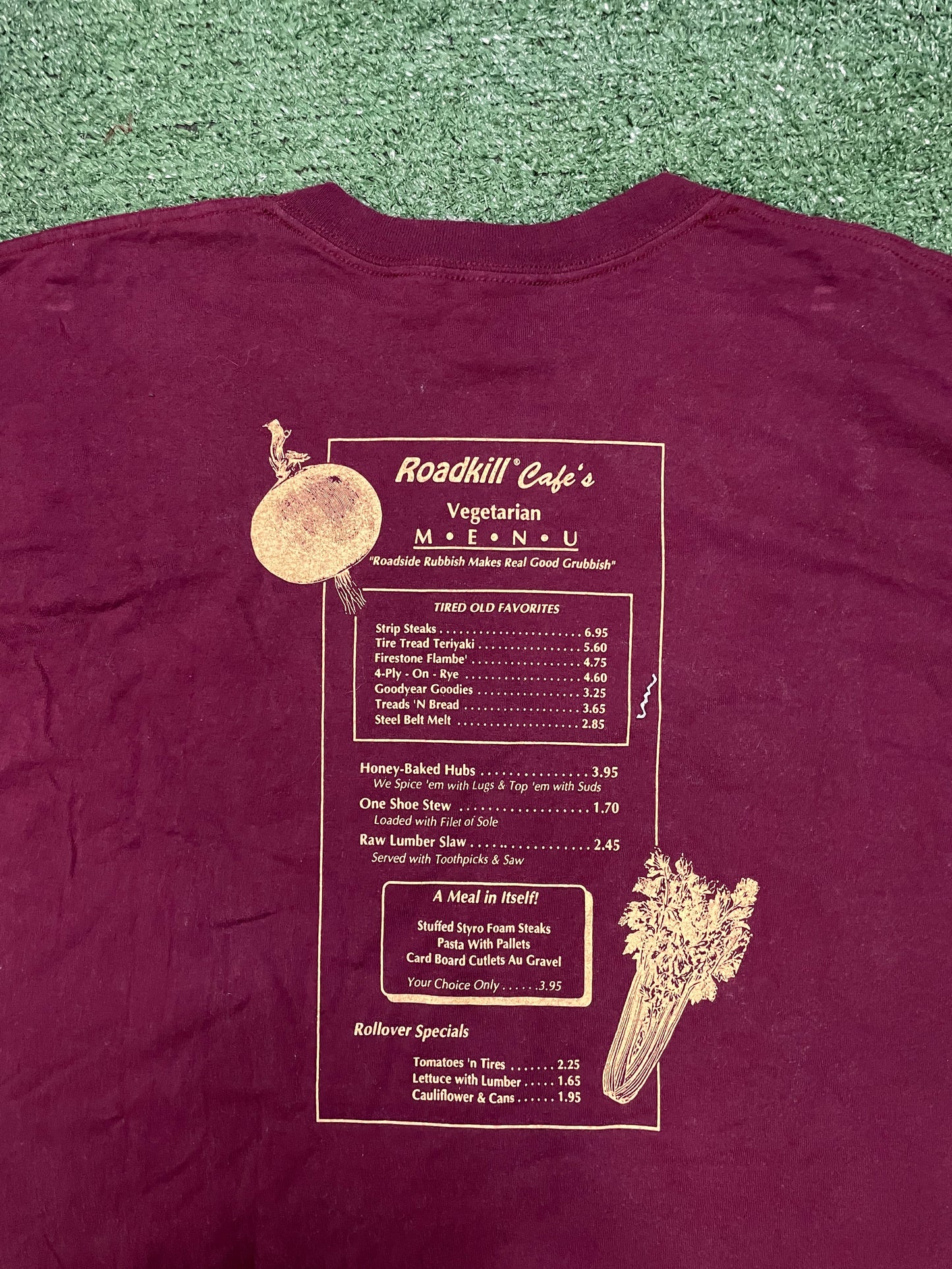 Vintage 1990s Roadkill cafe tee