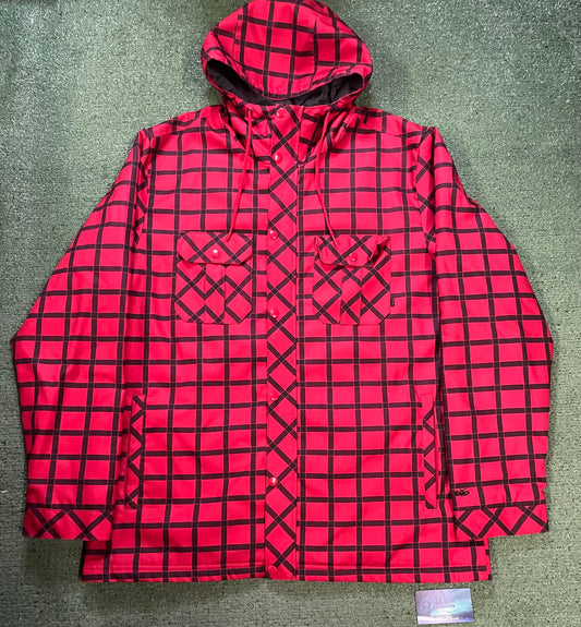 Nike 6.0 red & black plaid jacket