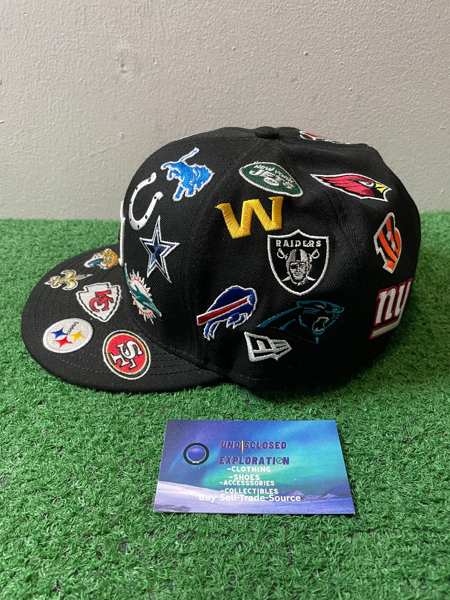 NFL all over patch fitted hat