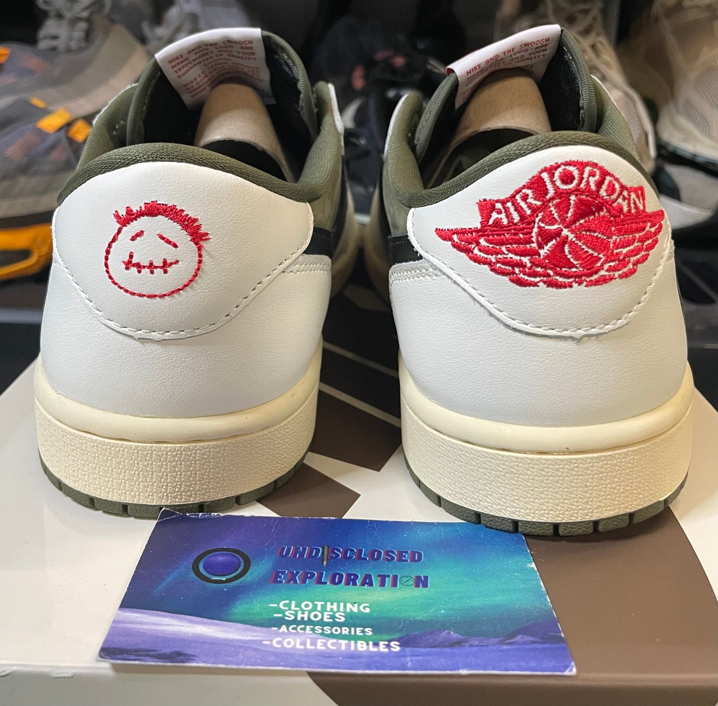 Air jordan 1 low x Travis Scott medium olive