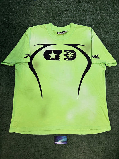 Hellstar warmup neon green tee