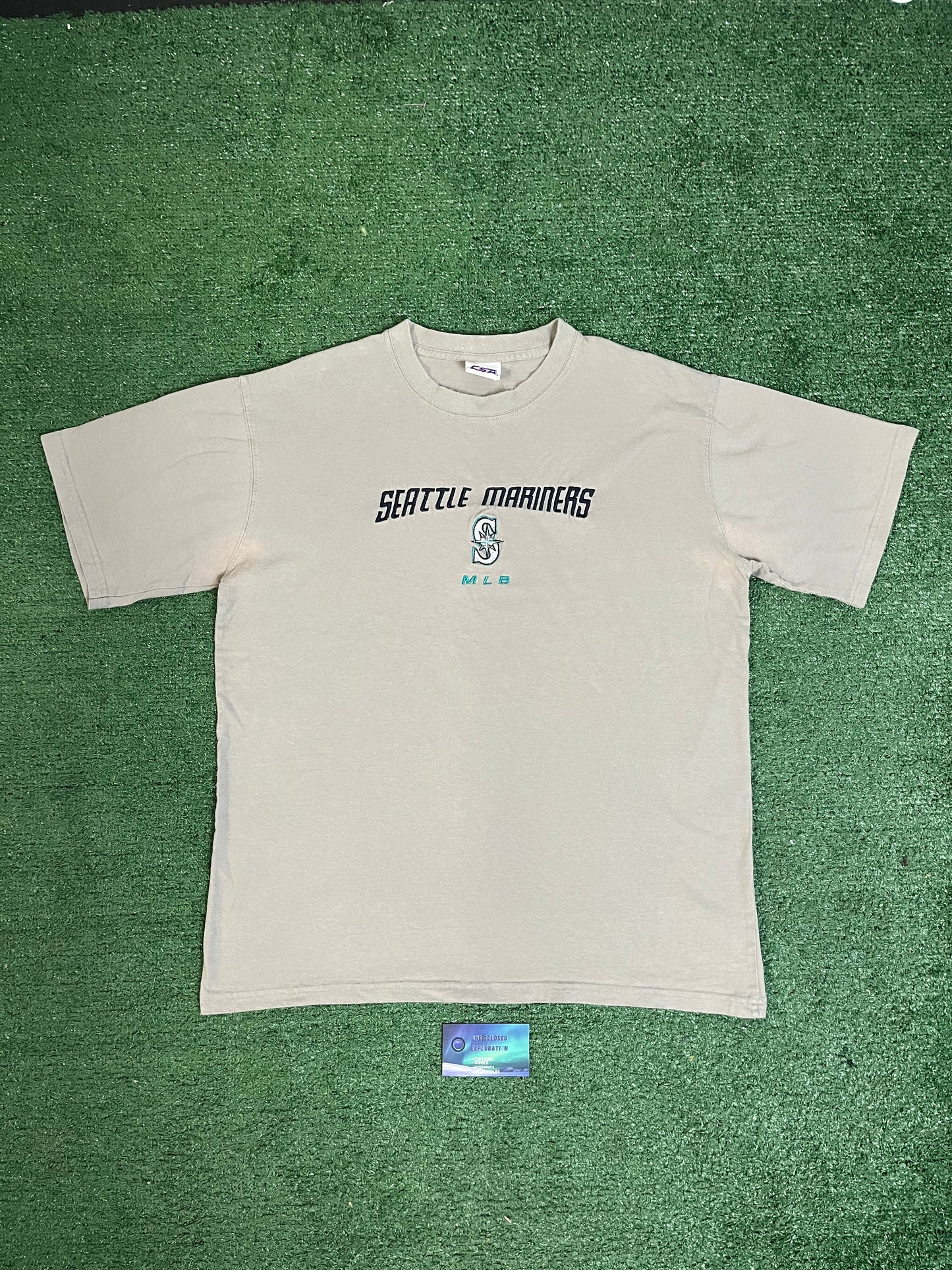 Vintage Seattle mariners embroidered tee