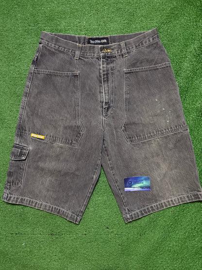 Vintage Raw Blue Jorts