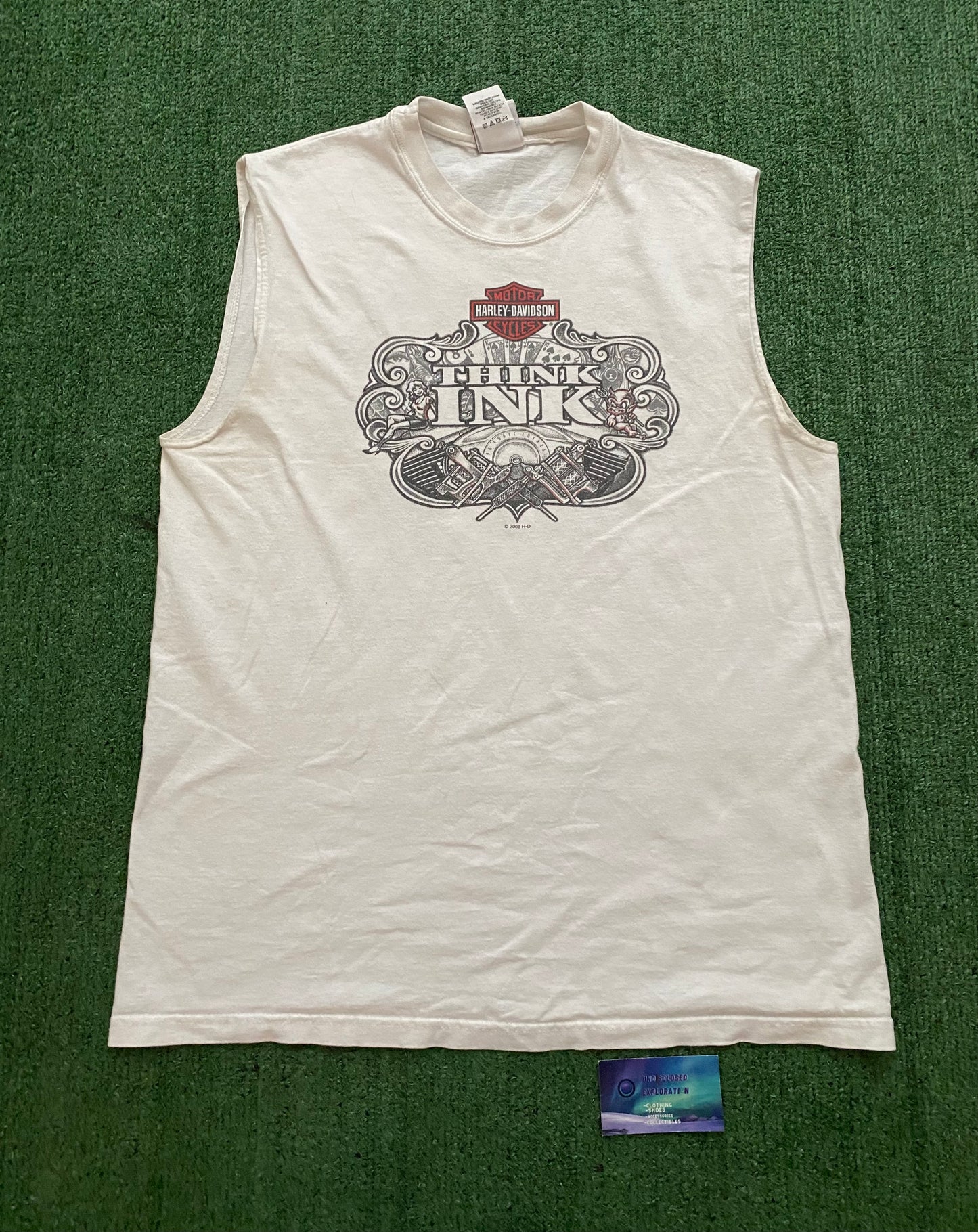 Vintage Harley Davidson Sleeveless Tee